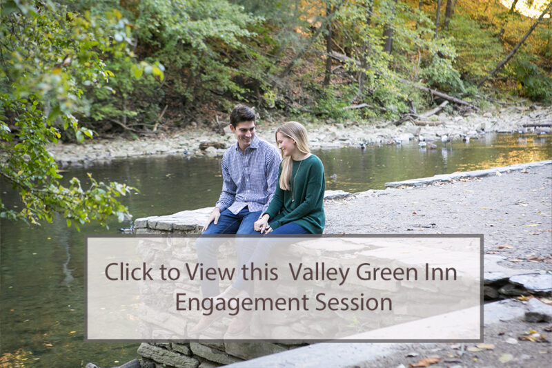 Valley Green Inn Engagement Session Philadelphia PA
