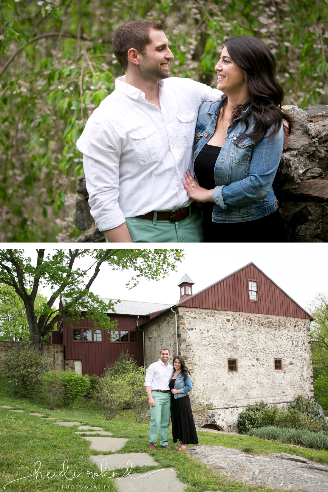 Grace Winery Proposal, stone barn and flowers, Heidi Roland Wedding Photography
