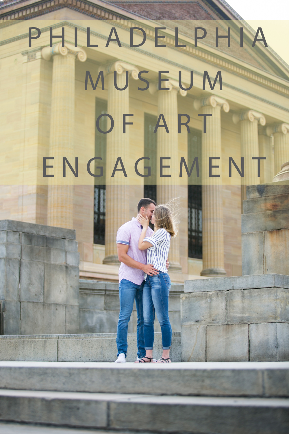 Philadelphia Museum of Art Engagement Session photos