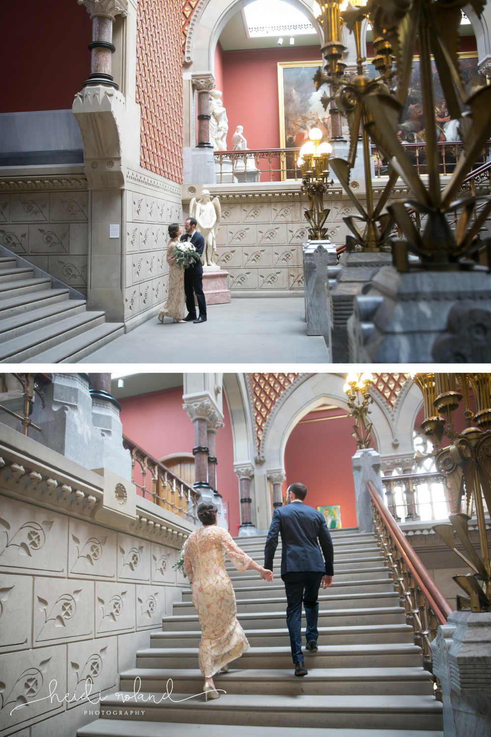 Wedding in the Pennsylvania Academy of the Fine Arts