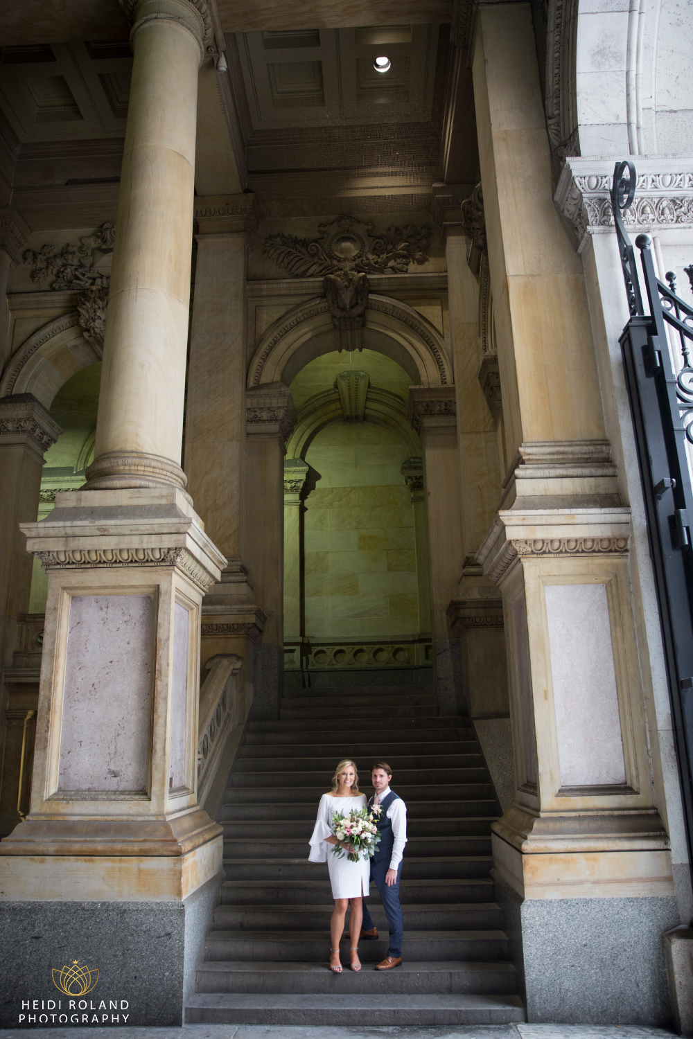 Philadelphia City Hall Elopement couples photos