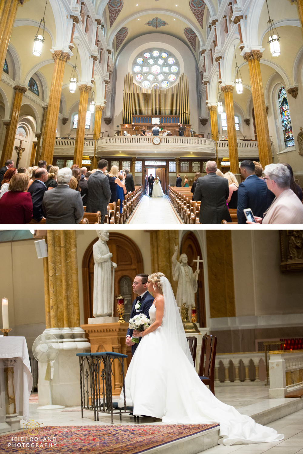 Wedding Ceremony  St. Francis Xavier Church Philadelphia 