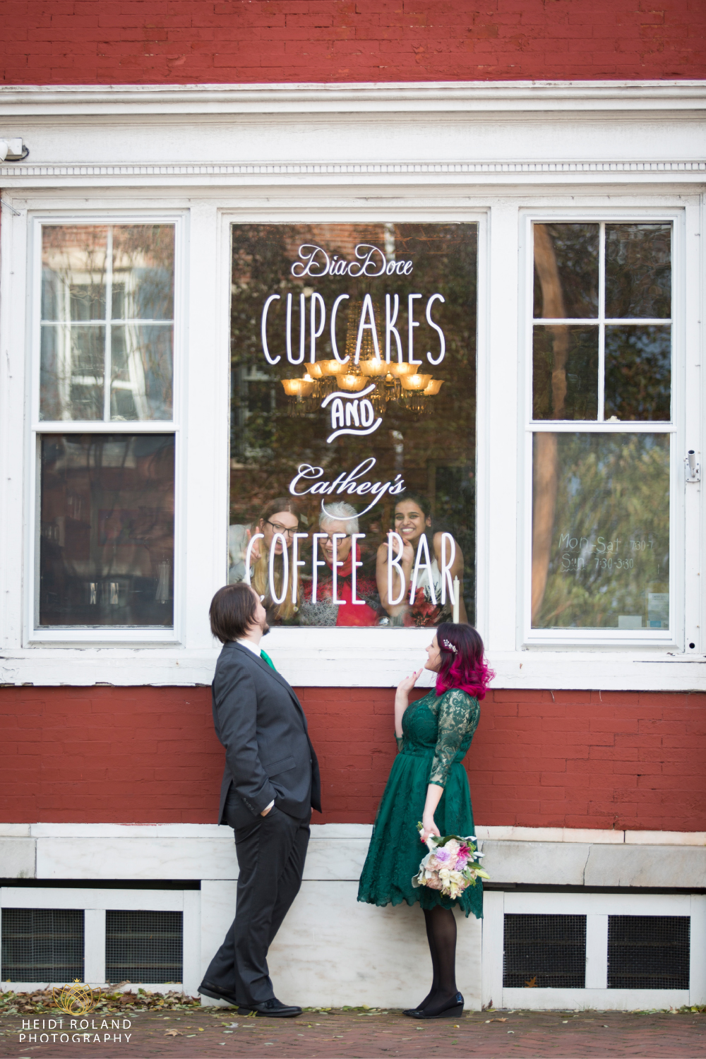 Wedding at cupcake shop In PA Dia Doce