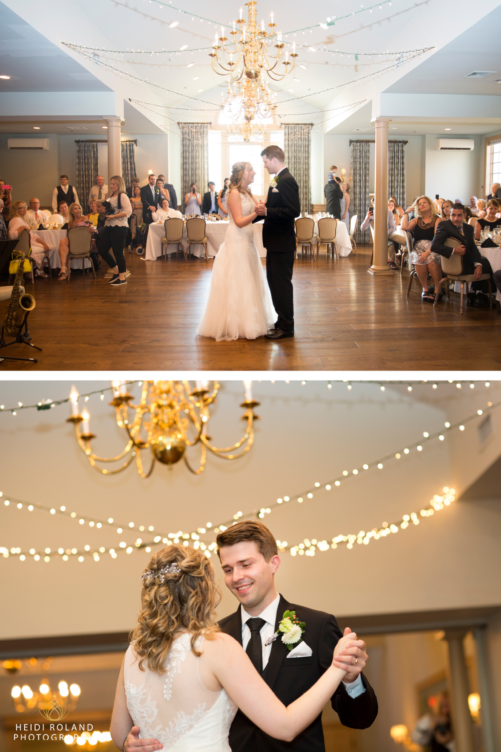 first dance bride and groom historic Inn  wedding
