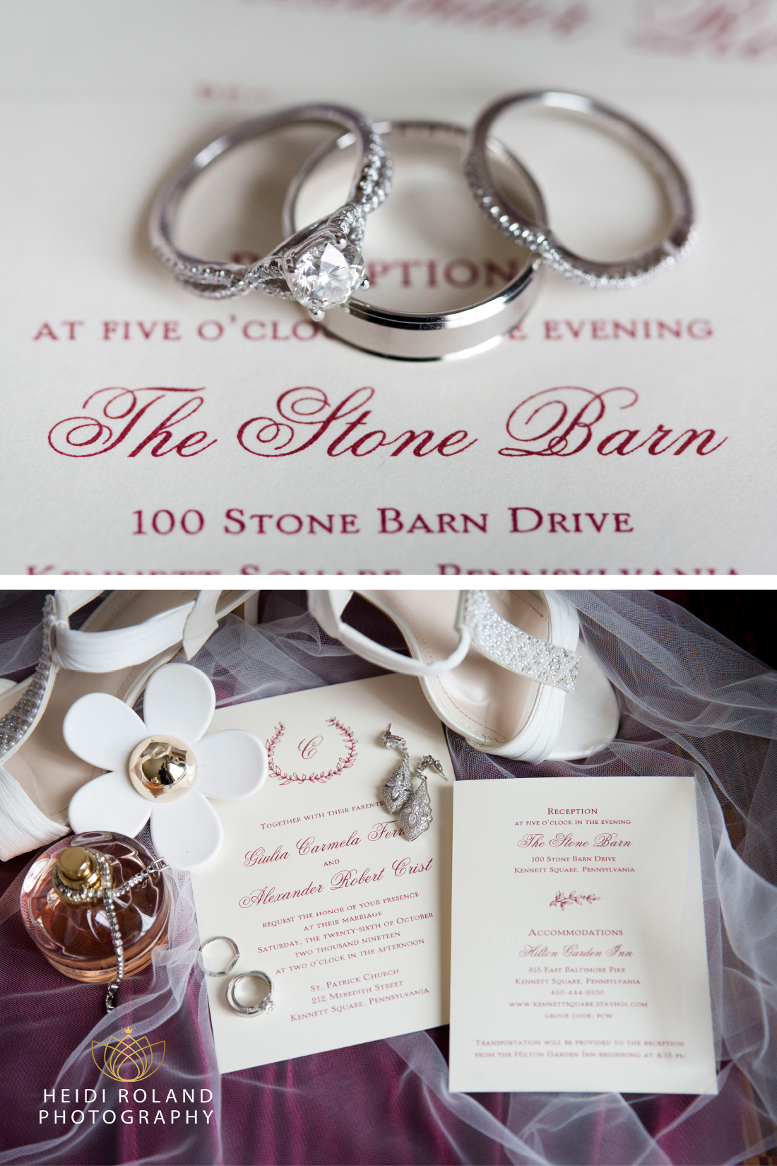 wedding invitationThe Stone Barn Kennett square PA