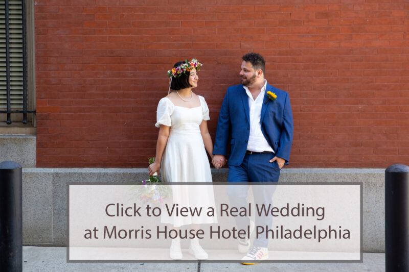 Real Wedding Morris House Hotel Philadelphia 