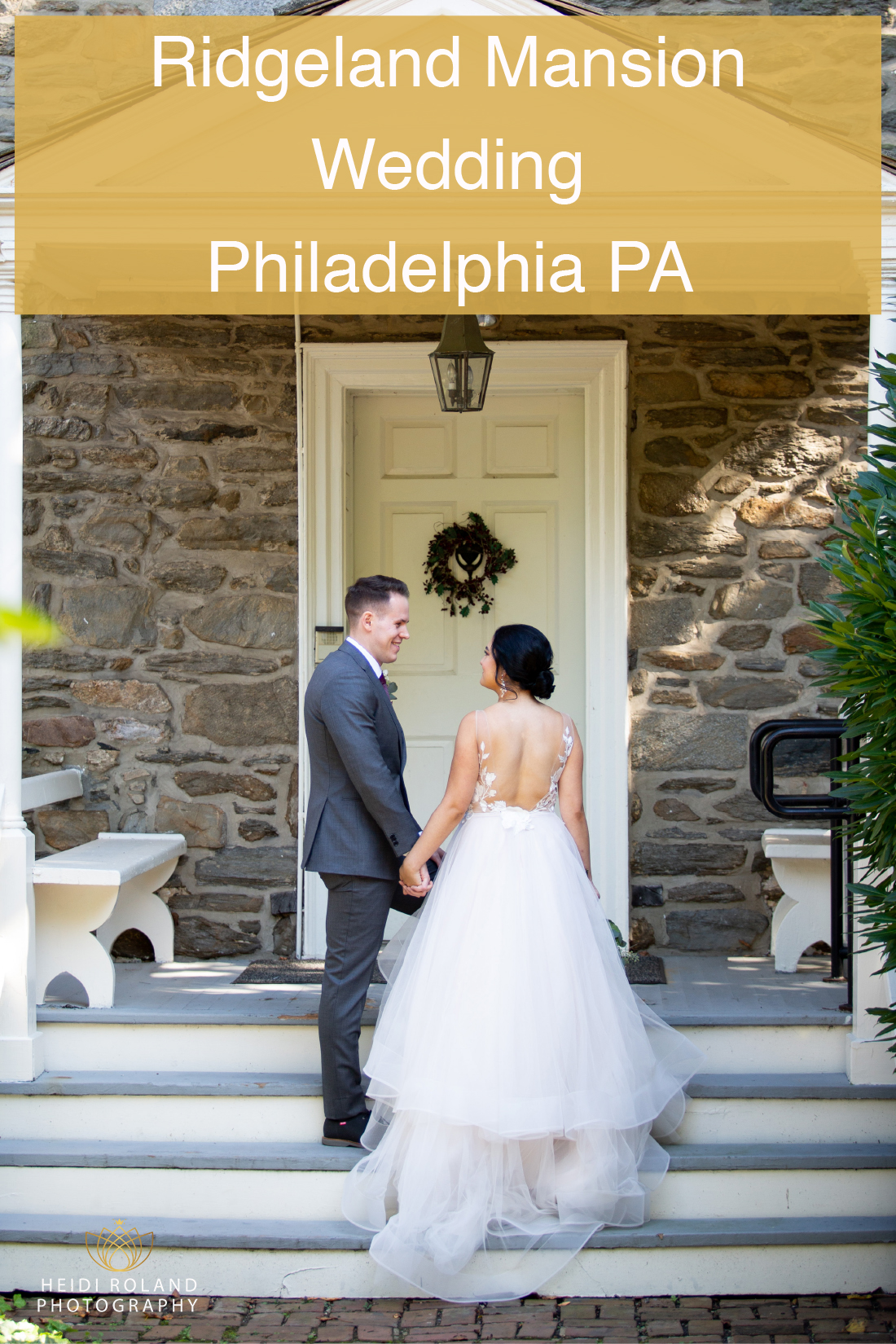 Ridgeland Mansion Wedding Philadelphia PA