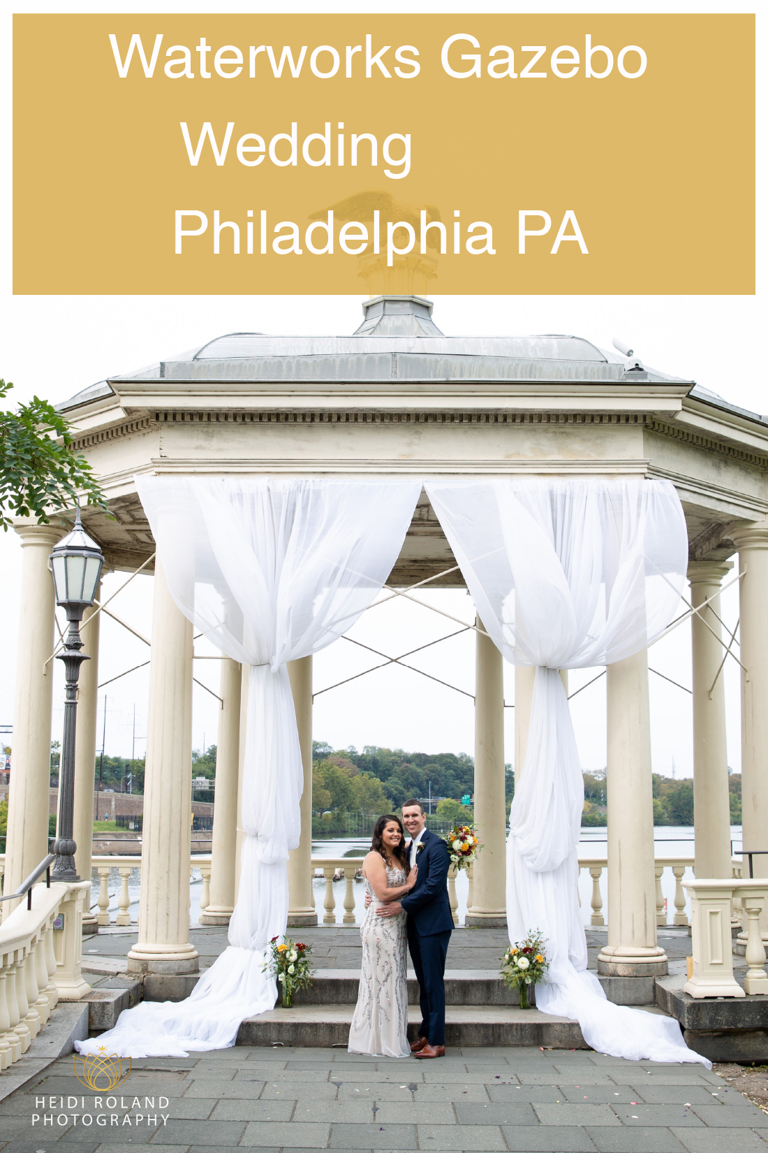 Waterworks Gazebo Wedding Philadelphia PA