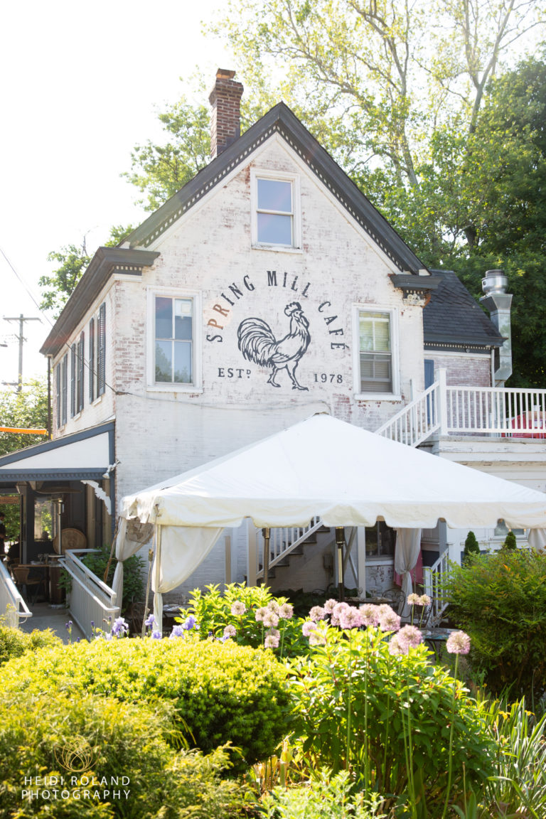 Spring Mill Cafe Wedding Jude & John Heidi Roland Photography