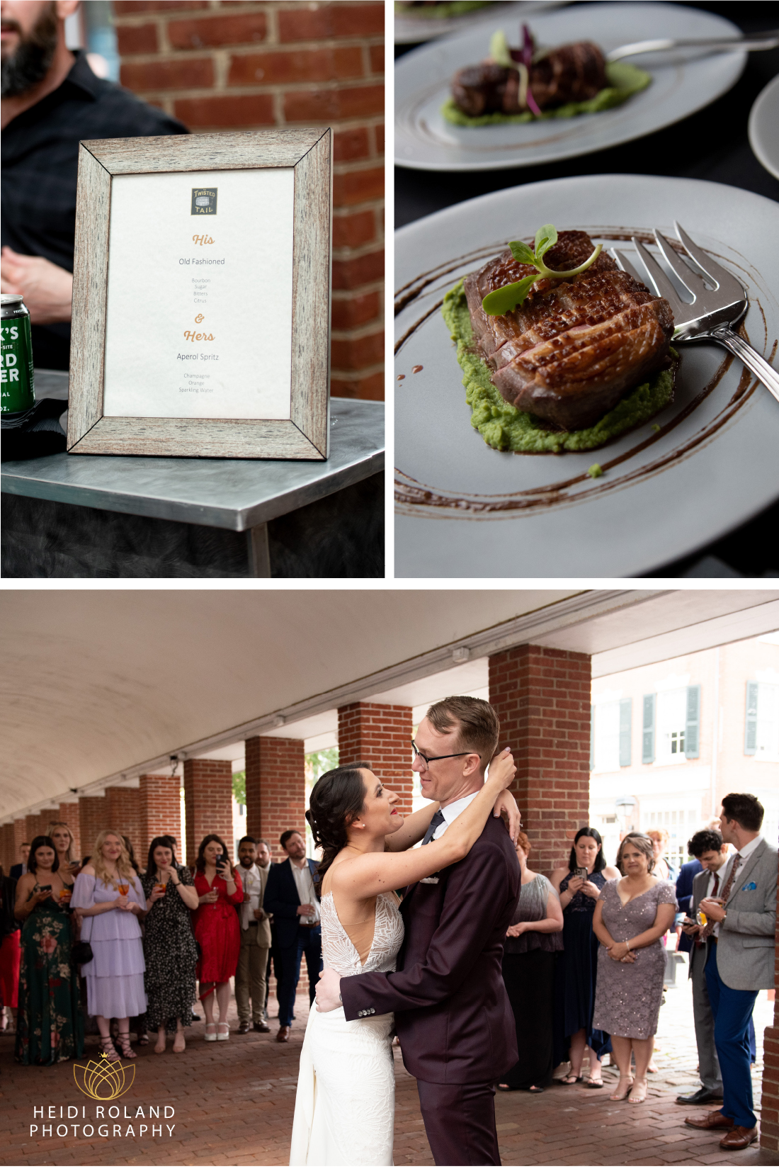 bride and groom first dance at The shambles Headhouse Square Wedding